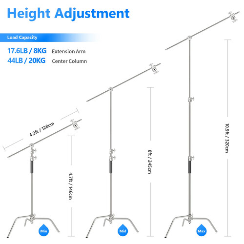 Neewer C-Stand with Extension Arm