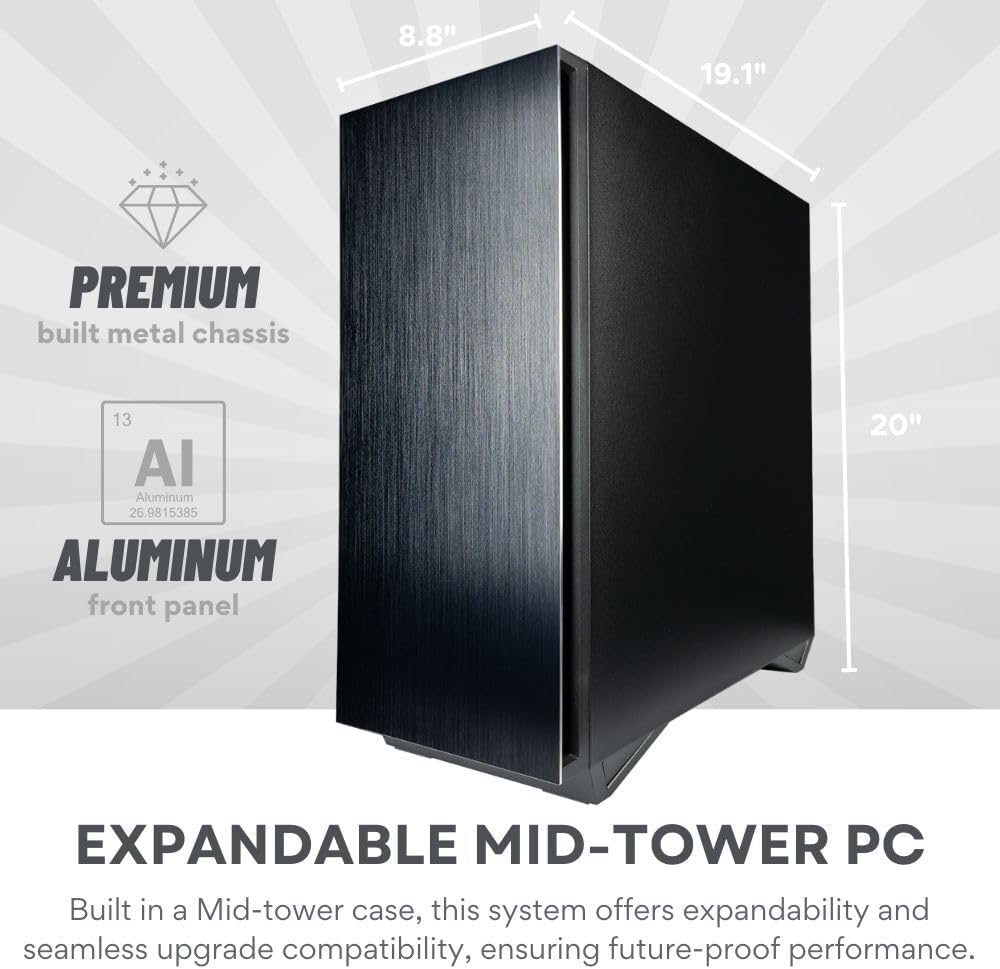 Sentinel Gaming Desktop Computer – Intel Core Ultra 9, RTX 5090, 64GB DDR5, 2TB SSD, WiFi 7