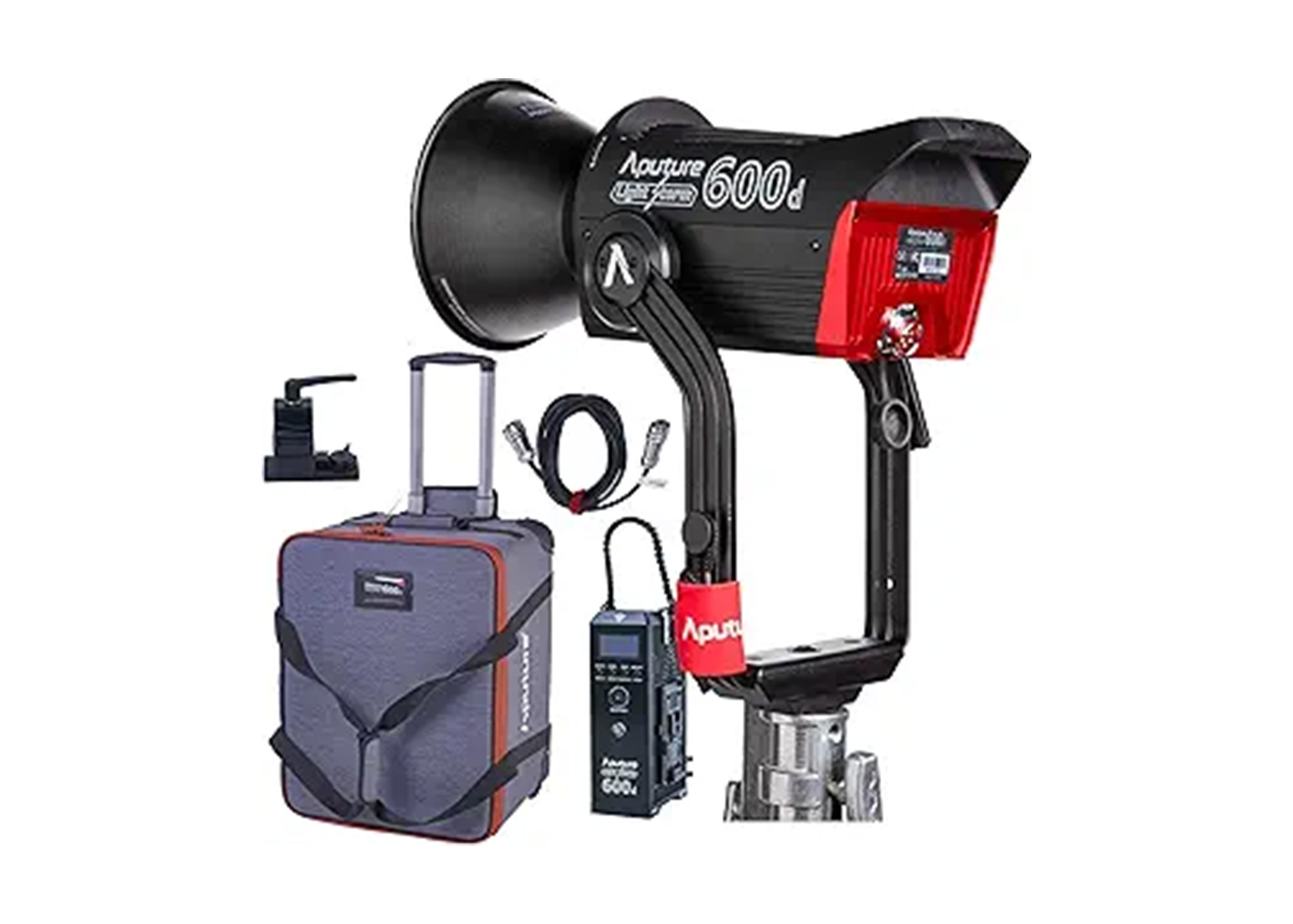 Aputure 600d LED Video Light Aputure LS 600D Light Storm COB 600W 5600K Daylight Balanced Led Photography Light for Video,Film,Photography Portrait and YouTube (V-Mount)