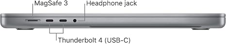 Apple 2021 MacBook Pro with Apple M1 Max Chip, 16-inch, 32GB RAM, 1TB SSD Storage,Space Gray