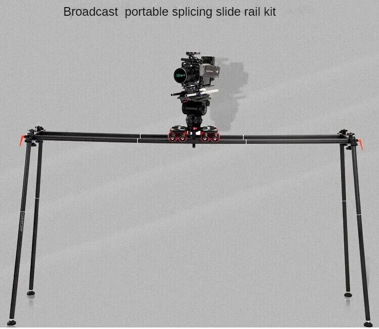 Jiepai DS200L 20kg Camera Slider Dolly 75/100mm Bowl Heavy Duty Video Slider.